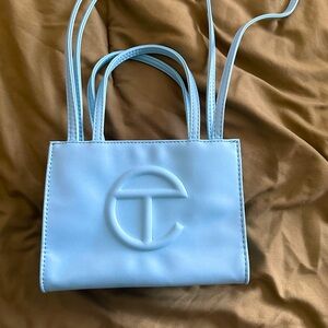 Small Sky Blue Telfar Bag